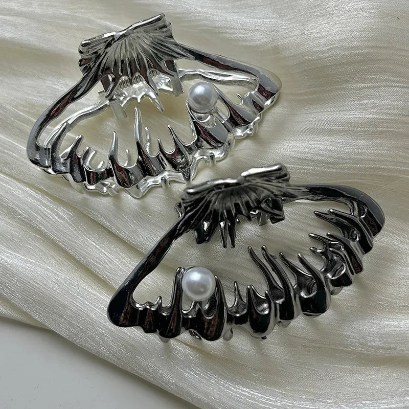 Pearl Alloy Hair Claw - Dbuay™️