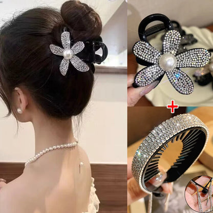 Elegant Rhinestone Hair Claw- Dbuay™️