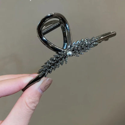 Wheat Pearl Metal Hair Clip - Dbuay™️