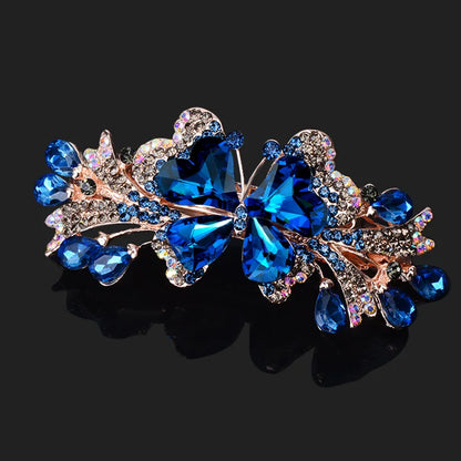 Crystal Butterfly Hair Clip - Elegant Women's Hair Jewelry - Dbuay™️