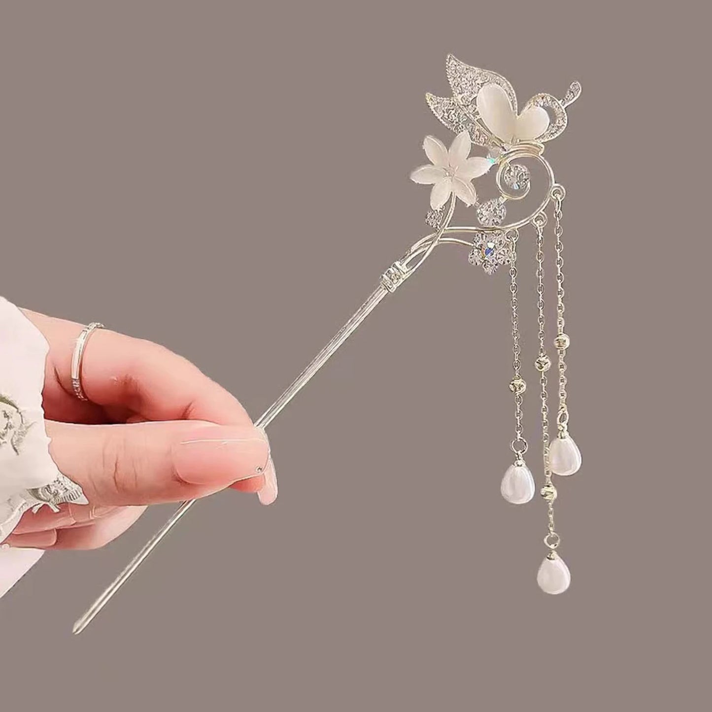 Elegant Hanfu Hair Stick with Tassels - Dbuay™️