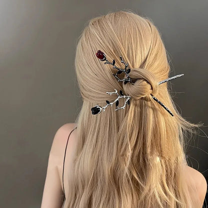 Gothic Rose Metal Hair Stick - Dbuay™️