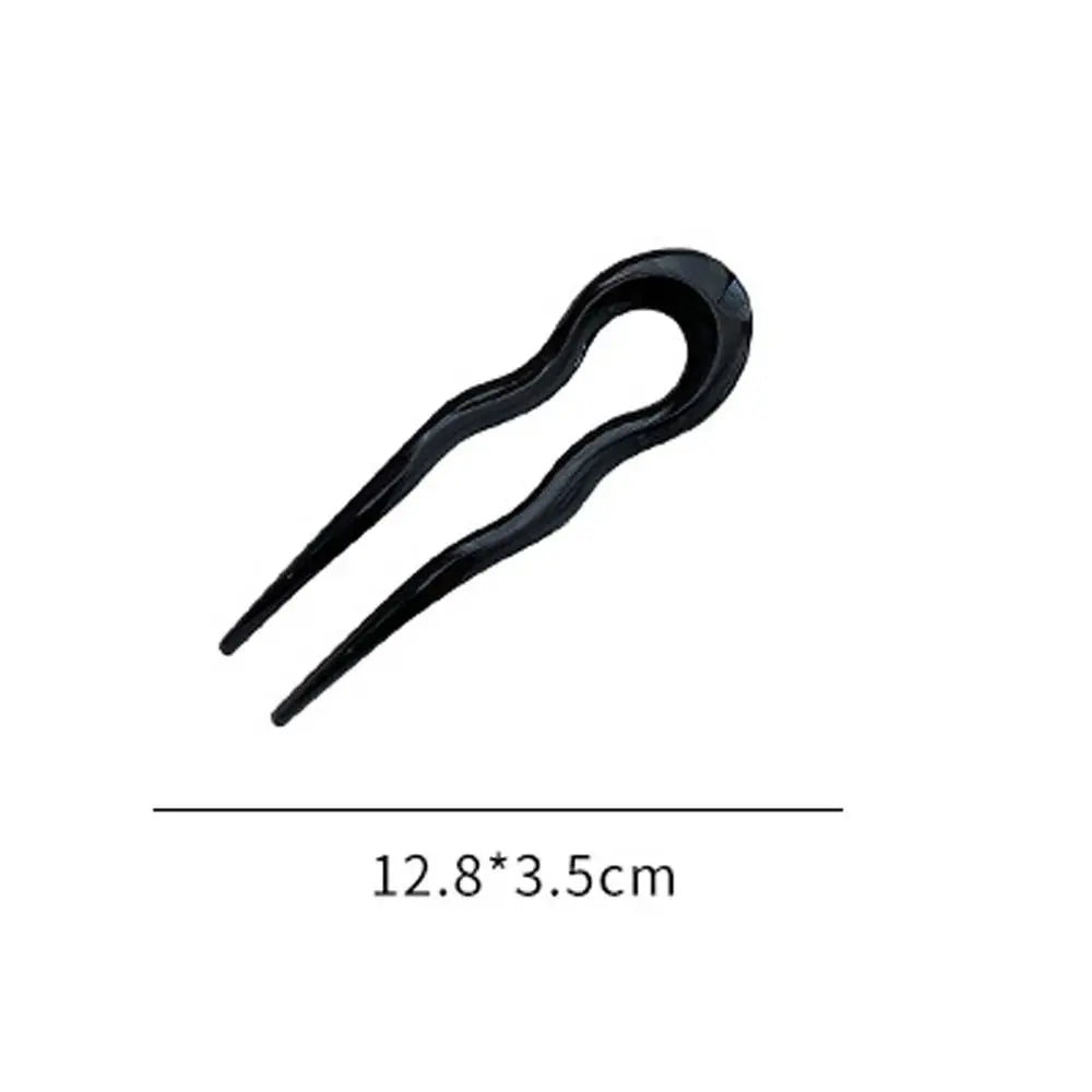 Tortoiseshell U-Shaped Hair Fork - Dbuay™️