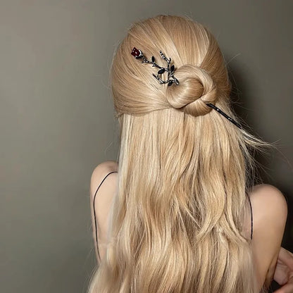 Gothic Rose Metal Hair Stick - Dbuay™️