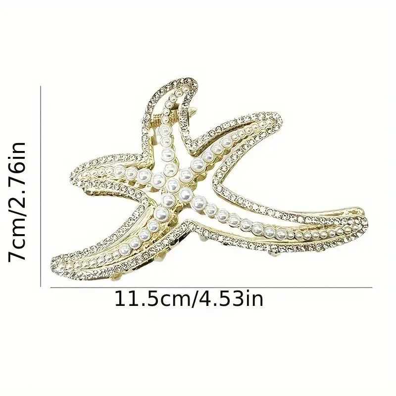 Boho Starfish Hair Claw Clip - Dbuay™️