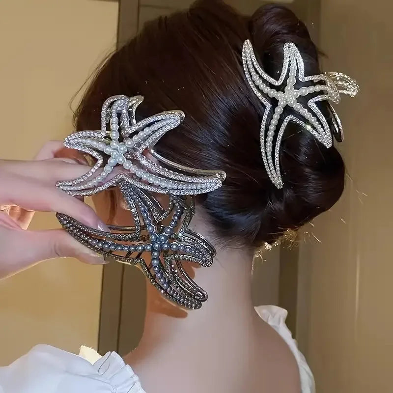 Boho Starfish Hair Claw Clip - Dbuay™️