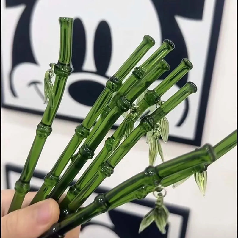 Green Resin Bamboo Hair Stick - Dbuay™️