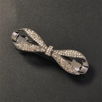 Crystal Pearl Bow Hair Clips For Women - Dbuay™️